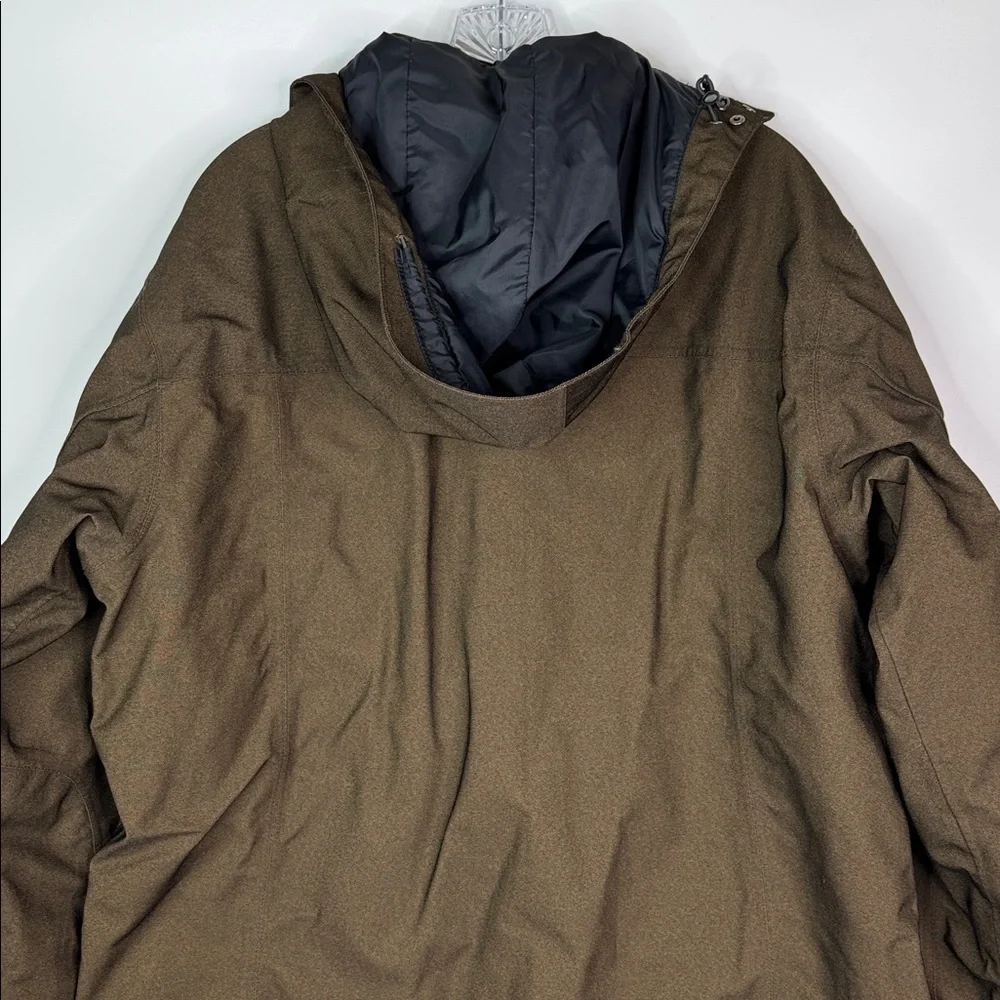 REI E1 Brown Rain Windbreak Jacket Size Large